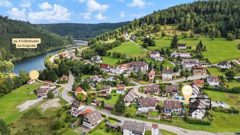 Immobilie in Seewald - Charmantes Reihenendhaus in Seewald mit sonnigem Balkon & Terrasse – ruhige Lage an der Erzgrube - Bild 3