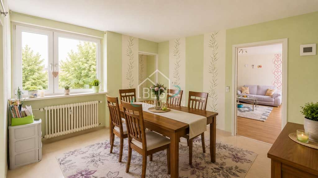 Immobilie in Künzelsau - Kapitalanlage mit Perspektive: Gepflegte 4-Zimmer-Wohnung mit Fernblick und Tiefgaragenstellplatz - Bild 2