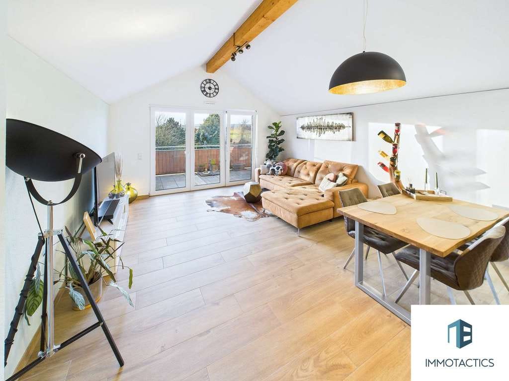 Immobilie in Braunweiler - Barrierearme 3-Zimmer-Wohnung mit Loft-Flair, Westbalkon, Aufzug und zwei Stellplätzen in Roxheim - Bild 0