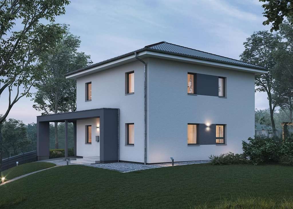 Immobilie in Donsieders - Stadtvilla LifeStyle 15.01 W verkörpert Stil mit zeitloser Eleganz. Technik- u. Finishpaket. Mit Gru - Bild 3