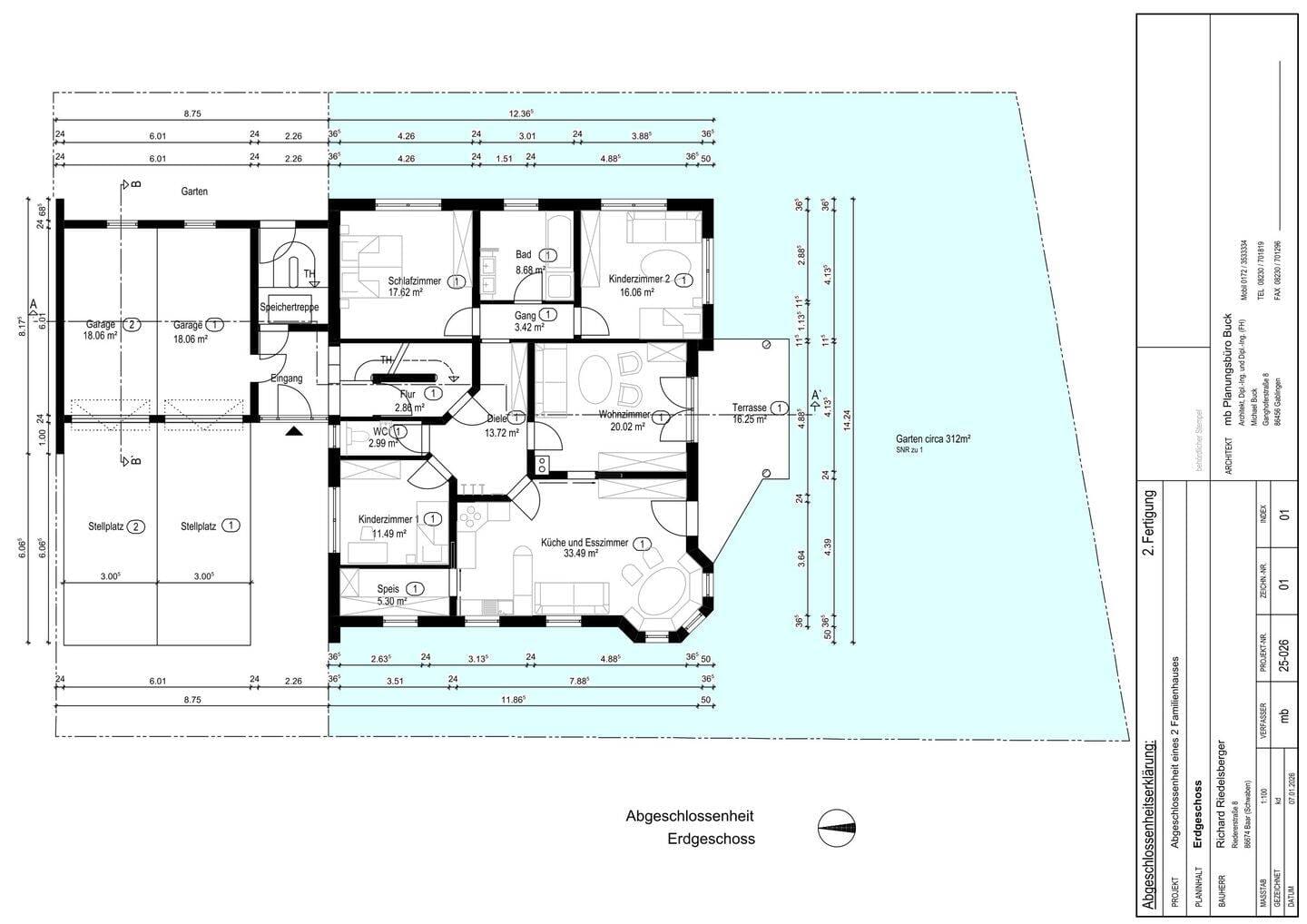 Immobilie in Pöttmes - Zweifamilienhaus / Generationshaus  - Bild 3