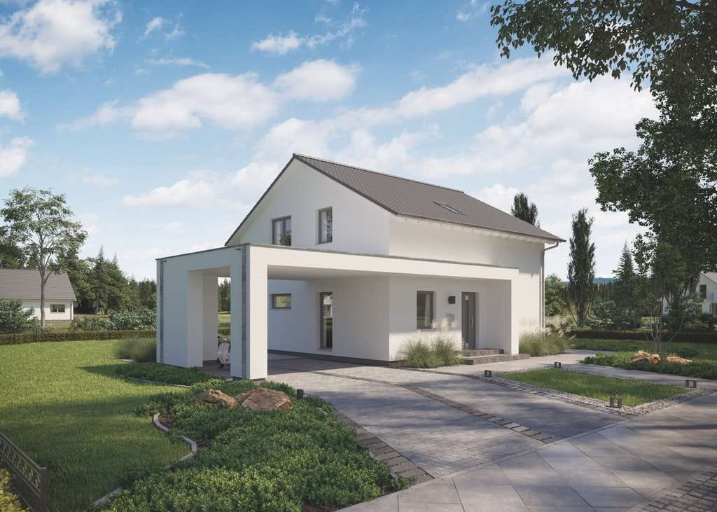 Immobilie in Böhme - Modern wohnen, klimafreundlich bauen – 163 m² KfW-55-Mehrgenerationenhaus | für zwei Familien - Bild 0
