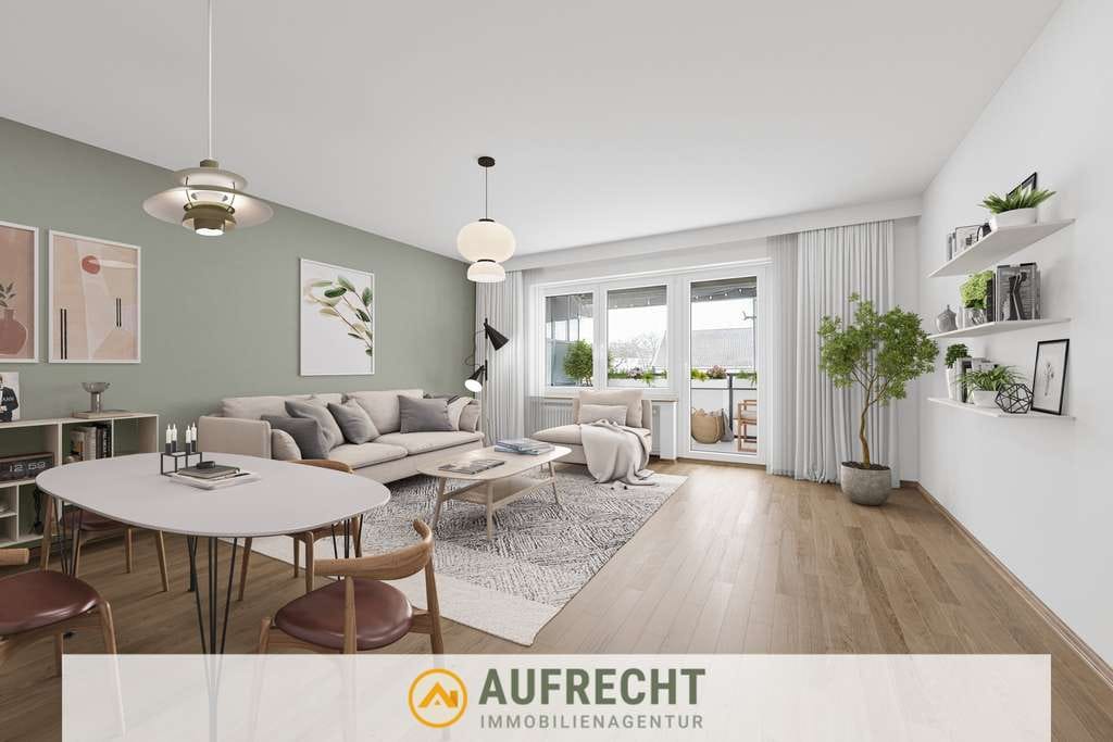 Immobilie in Dachau - A U F R E C H T °ZENTRAL UND HELL° 2 Zimmer Wohnung mit großem Süd-Balkon und Garage in Dachau - Bild 0