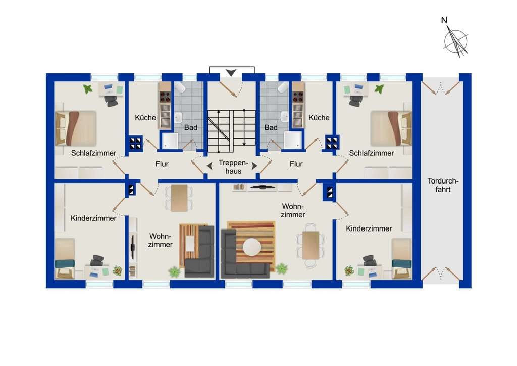 Immobilie in Lutherstadt Eisleben - Vollvermietetes Mehrfamilienhaus mit 6 Wohneinheiten in Lutherstadt Eisleben - Bild 3