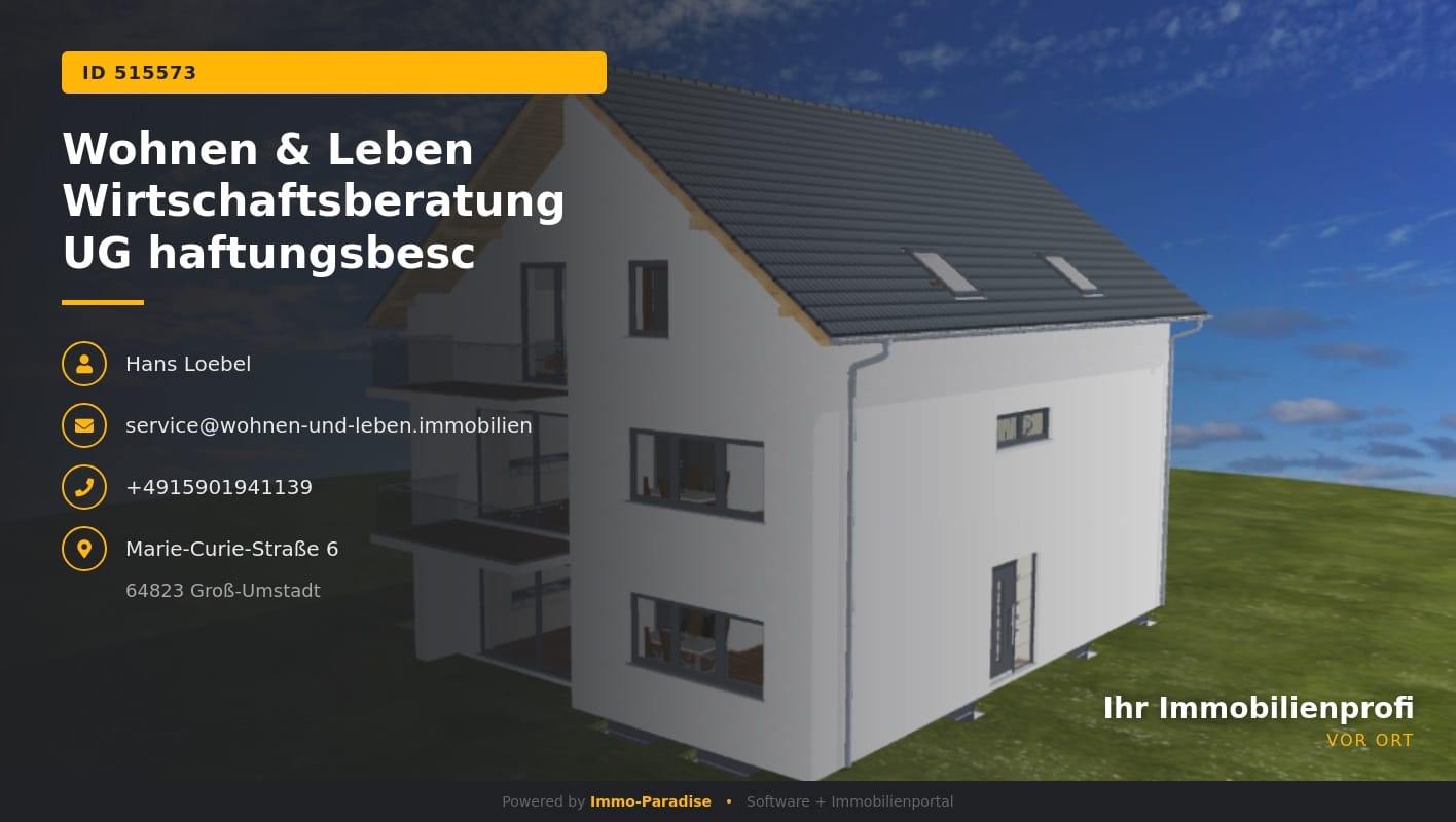 Immobilie in Höchst im Odenwald - NEUBAUPROJEKT Mehrfamilienhaus in Höchst im Odenwald - Bild 0