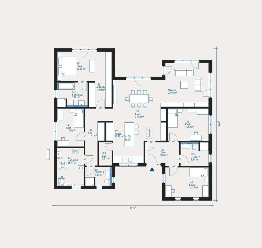Immobilie in Aindling - Ihr Traum vom Eigenheim: Bungalow mit individuellem Flair in Aindling mit großem Baugrundstück - Bild 1