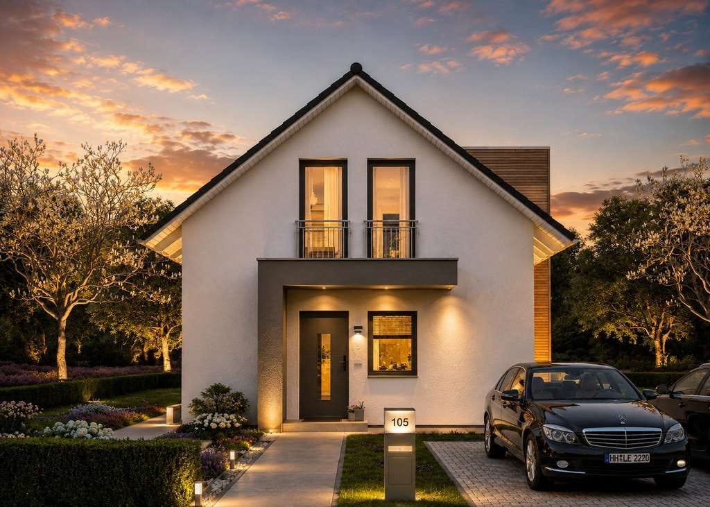 Immobilie in Neuweiler - Ein Einfamilienhaus mit klassischer Architektursprache und klaren Strukturen - Bild 1