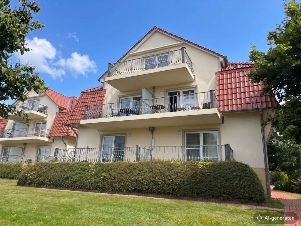 Immobilie in Göhren-Lebbin - Attraktive 2-Zimmer-Wohnung mit Südwest Balkon ideal als Ferienwohnung nutzbar - Bild 0