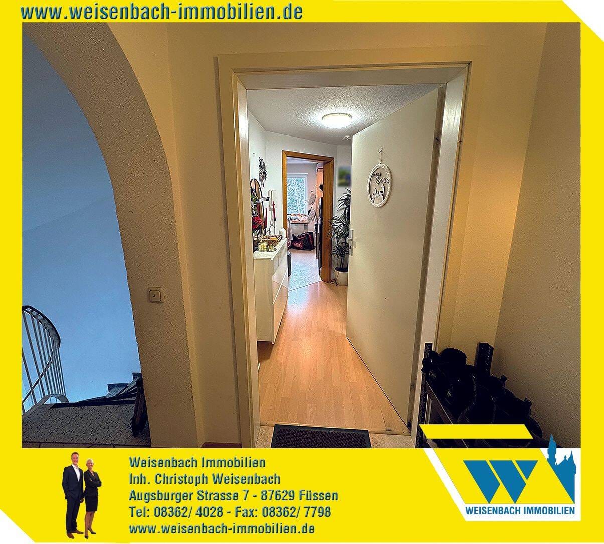 Immobilie in Füssen - Attraktive und top gepflegte Dachgeschosswohnung in Füssen - Bild 2