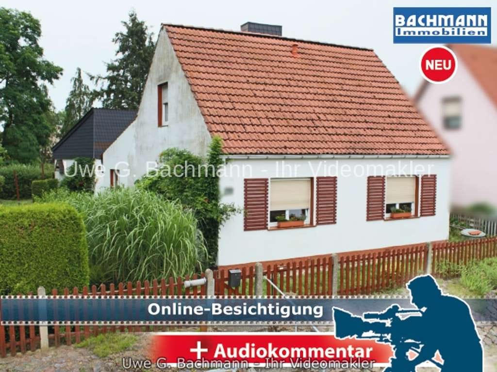 Immobilie in Bad Freienwalde (Oder) - Bad Freienwalde (Oder) OT Altglietzen: Kleines Einfamilienhaus mit 2 Zimmer und Nebengelass - Bild 0