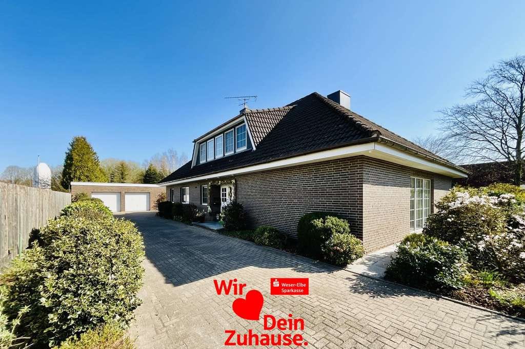 Immobilie in Beverstedt - Familienhaus mit 2-3 Wohneinheiten & großem Garten - Bild 0