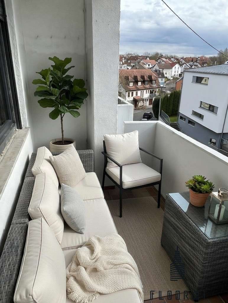 Immobilie in Erdmannhausen - Helle 3,5- Zi.-Wohnung mit Balkon und Stpl. in S-Bahn-Nähe als Kapitalanlage - ca. 4% Rendite - Bild 3