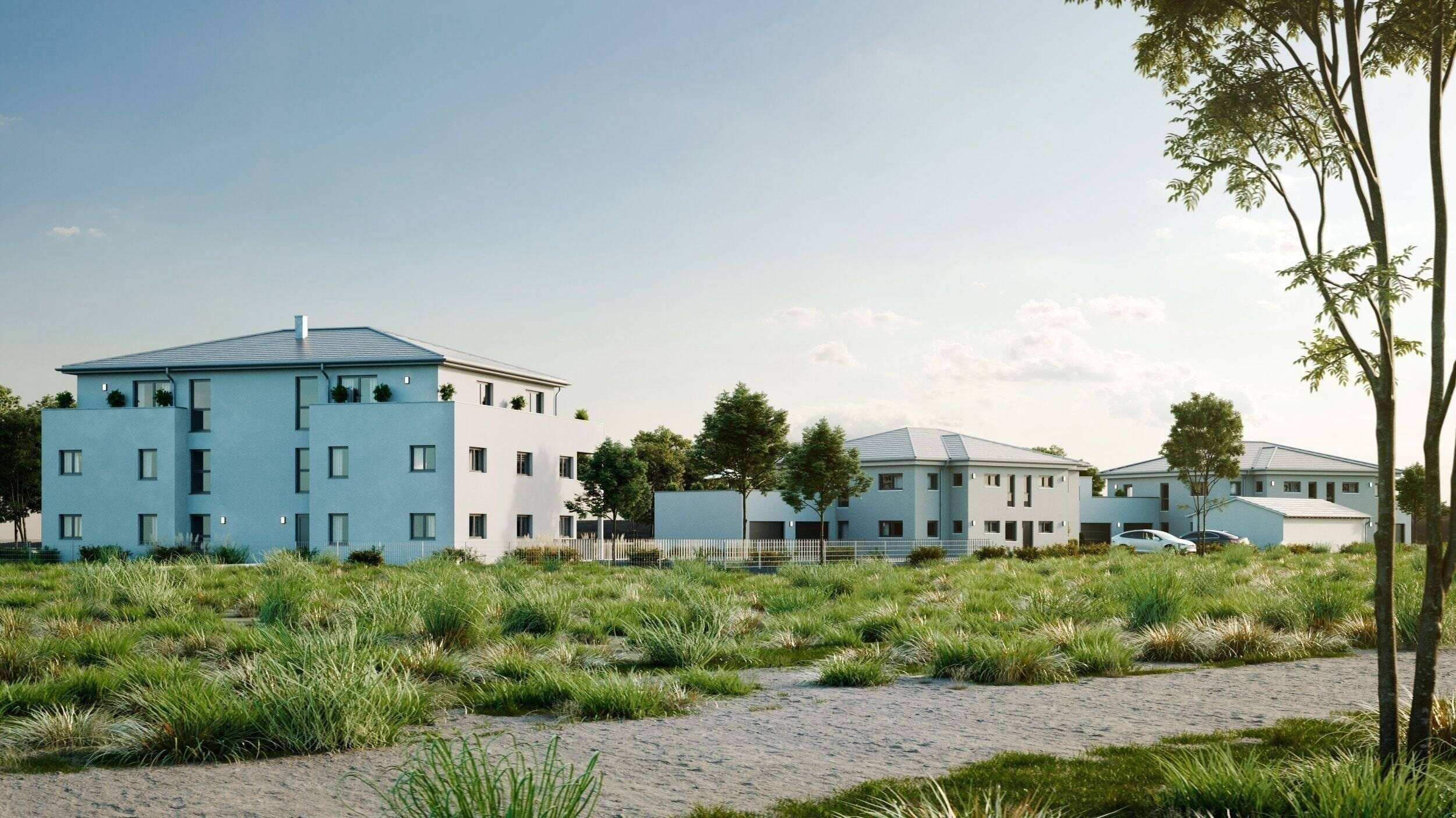 Immobilie in Reimlingen - Provisionsfrei: Neubauwohnung mit Dachterrasse ins Grüne - Bild 3
