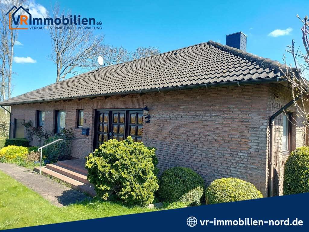 Immobilie in Wohlde - Schickes Einfamilienhaus (ebenerdig) mit Garten und Garage zwischen Kropp und Friedrichstadt - Bild 0