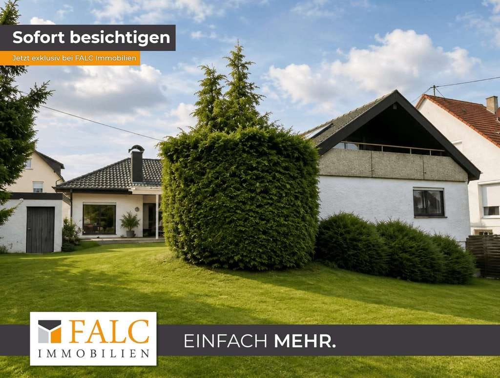 Immobilie in Erdmannhausen - Großzügiges Einfamilienhaus mit Einliegerwohnung und traumhaften Gartengründstück - Bild 0