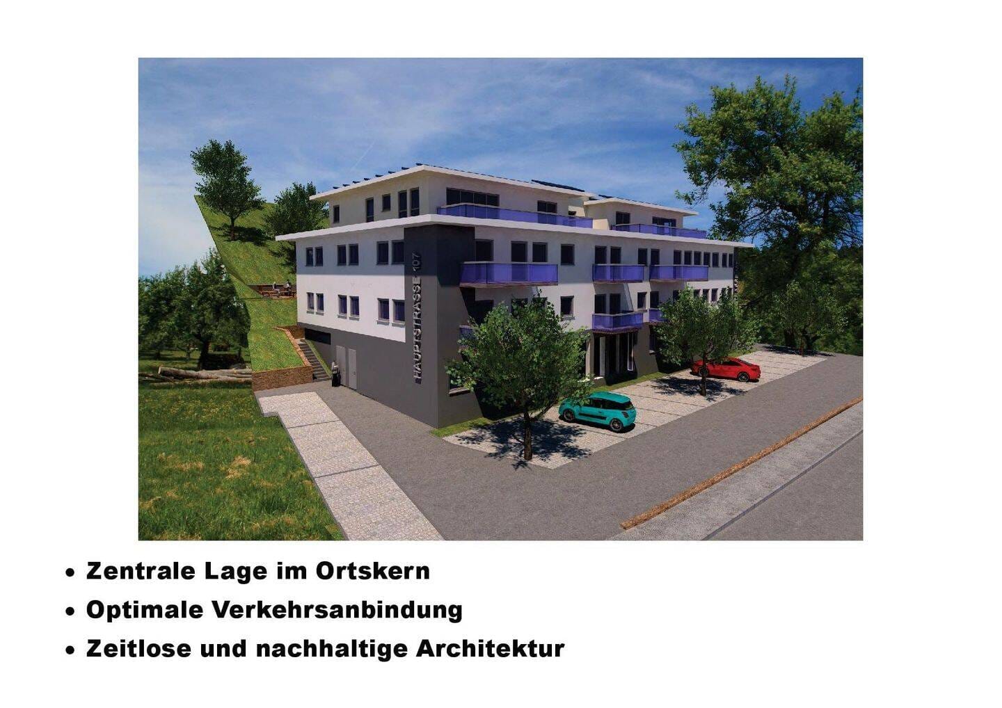 Immobilie in Leidersbach - Exklusive Penthaus-Wohnung am Rande des Spessarts (Wohnung rechts) - Bild 0