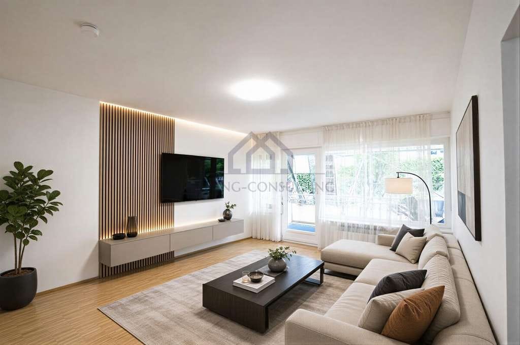 Immobilie in Bad Vilbel - Stilvolle Erdgeschosswohnung mit Balkon und Stellplatz - Bild 0