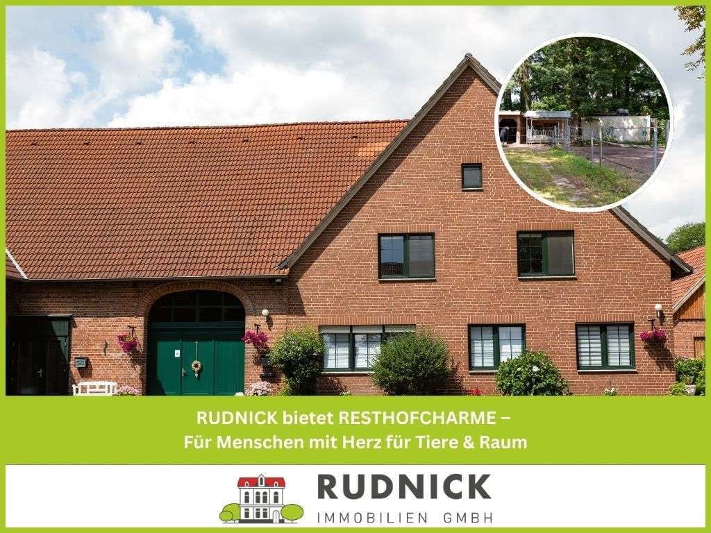 Immobilie in Wunstorf - RUDNICK bietet RESTHOFCHARME – Für Menschen mit Herz für Tiere & Raum - Bild 0