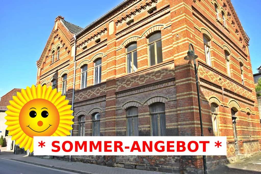 Immobilie in Bad Bibra - KAPITAL-ANLAGE ! Im Herzen der Stadt - Wunderschönes MFH / Wohn- & Geschäftshaus, WFl. 363 m² - Bild 0