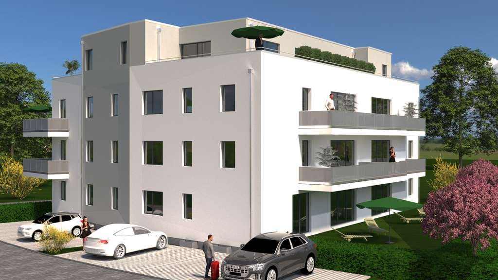 Immobilie in Bockenheim an der Weinstraße - Moderne 3-Zimmer-Wohnung mit Balkon inklusive Stellplätze - Bild 1