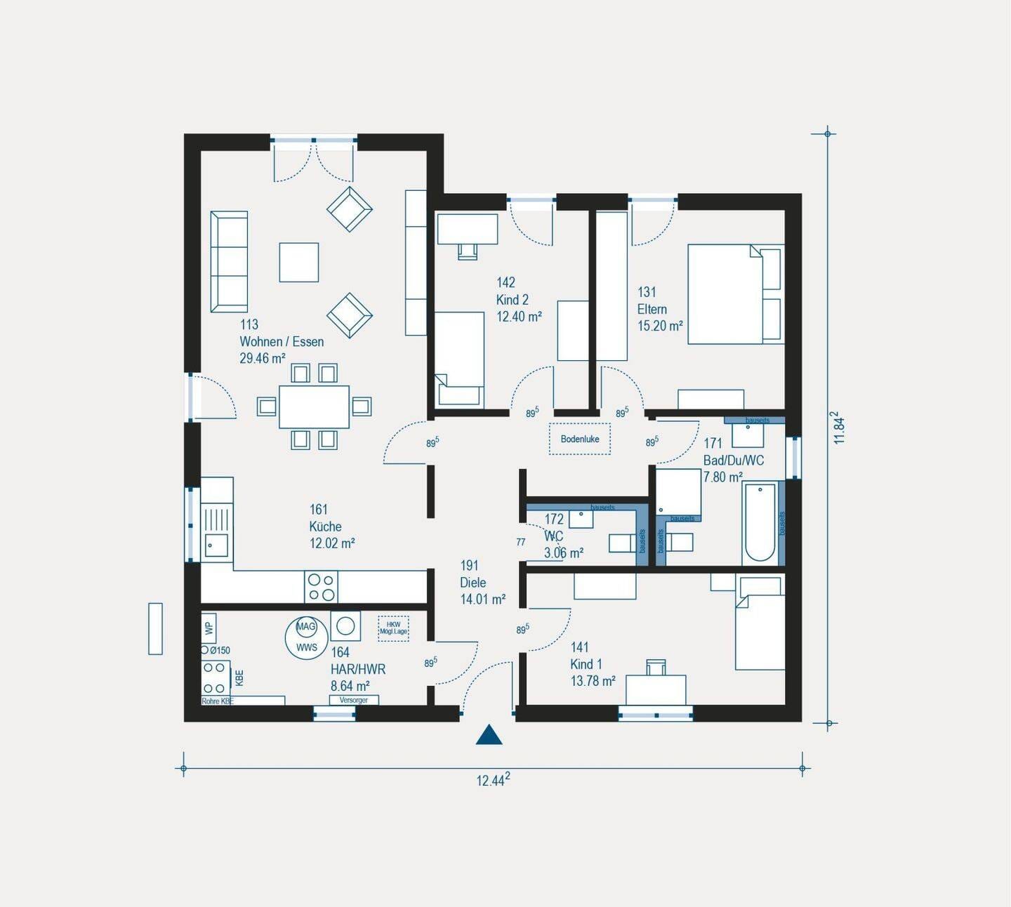 Immobilie in Dorn-Dürkheim - Individueller Bungalow in Dorn Dürkheim - Ihr maßgeschneidertes Zuhause - Bild 2