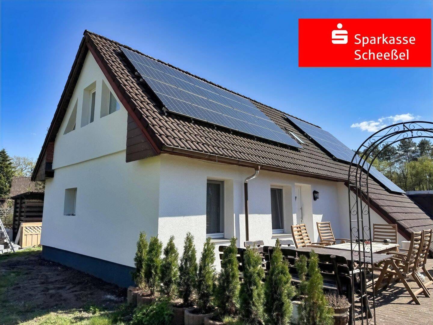 Immobilie in Fintel - Saniertes Ferienhaus mit Gartenidylle - lichtdurchflutet & zukunftsorientiert - Bild 0