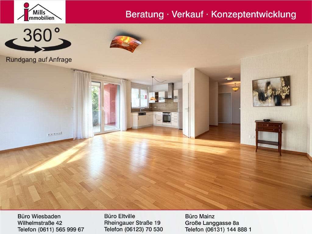 Immobilie in Dienheim - Attraktive und moderne Eigentumswohnung mit großem Balkon in begehrter Lage von Oppenheim - Bild 0