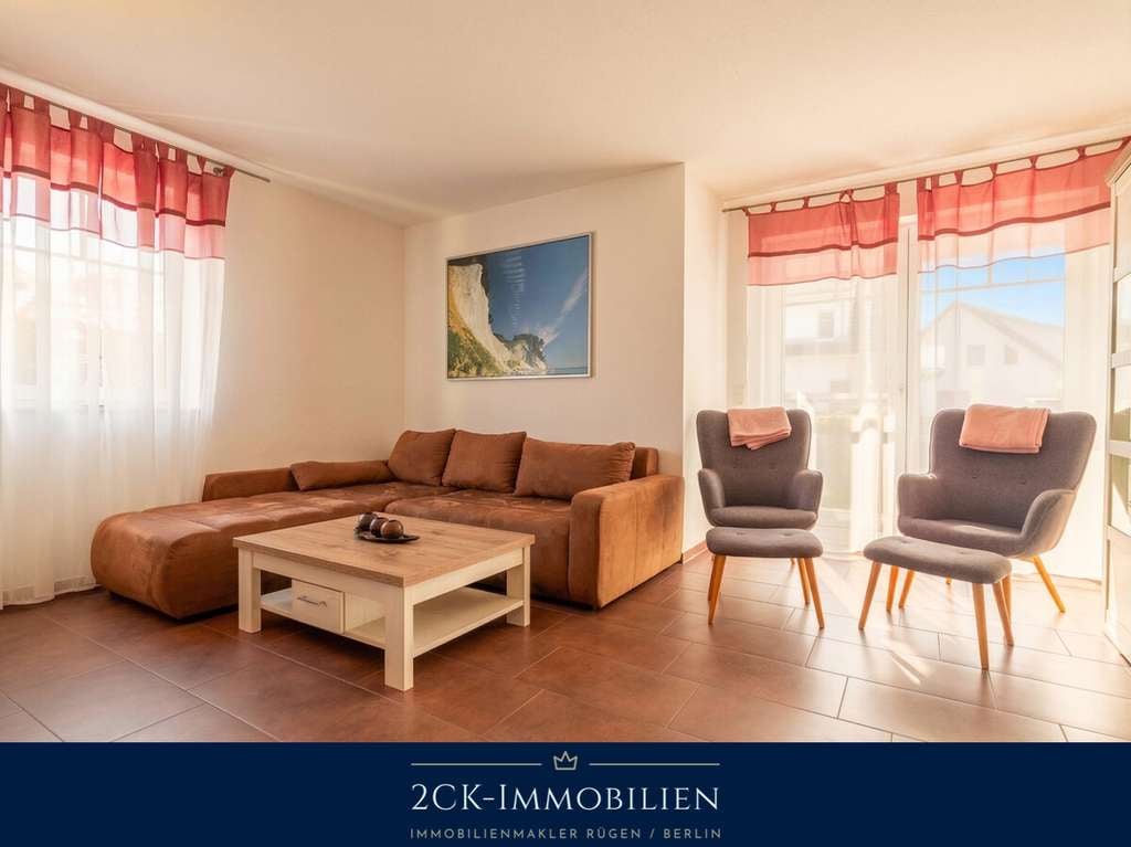 Immobilie in Mönchgut - 50m vom Ostseestrand! 2-Zimmer-Ferienwohnung, voll möbliert, im Ostseebad Mönchgut, OT Thiessow! - Bild 3