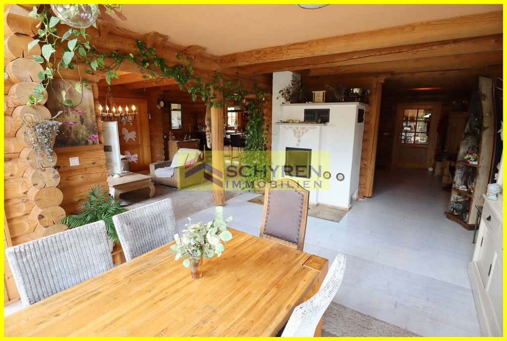 Immobilie in Hitzhofen - Einzigartiges Holz-Block-Haus mit Atelier, Galerie und über 450 m² Gesamtfläche - Bild 3