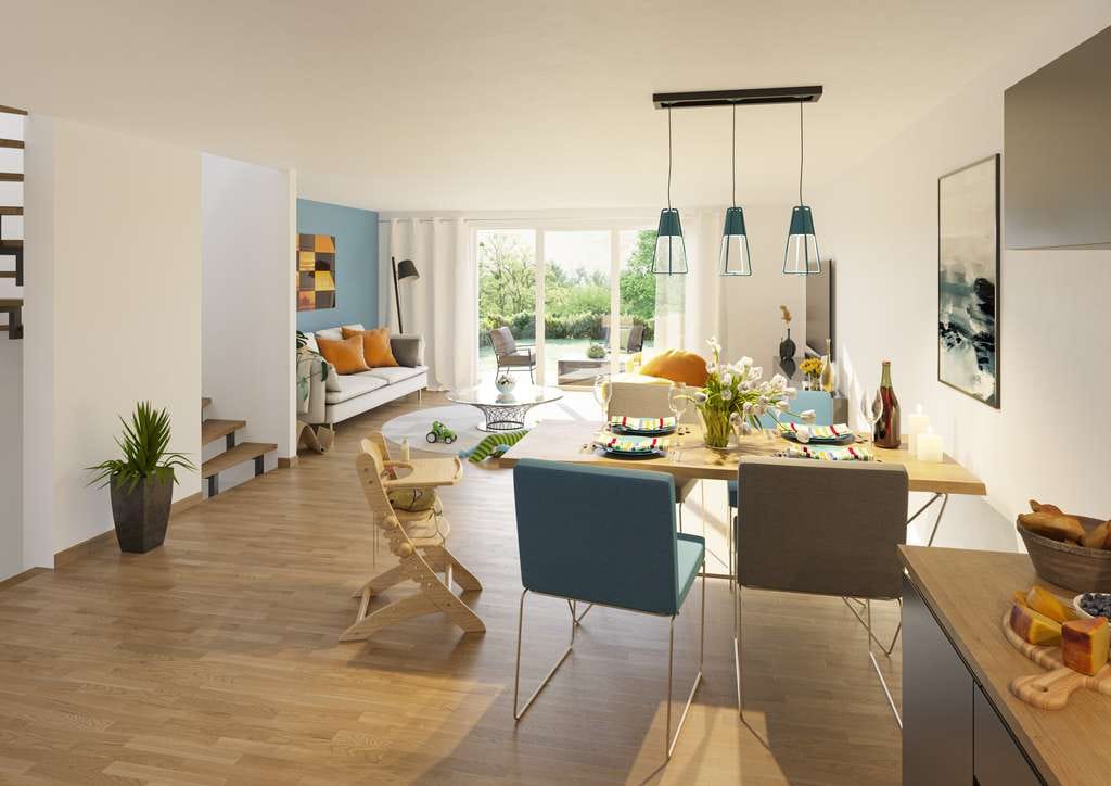 Immobilie in Messel - NUR NOCH 2 RMH!! Modernes Reihenhaus mit Dachterrasse und Garten für die ganze Familie! - Bild 0