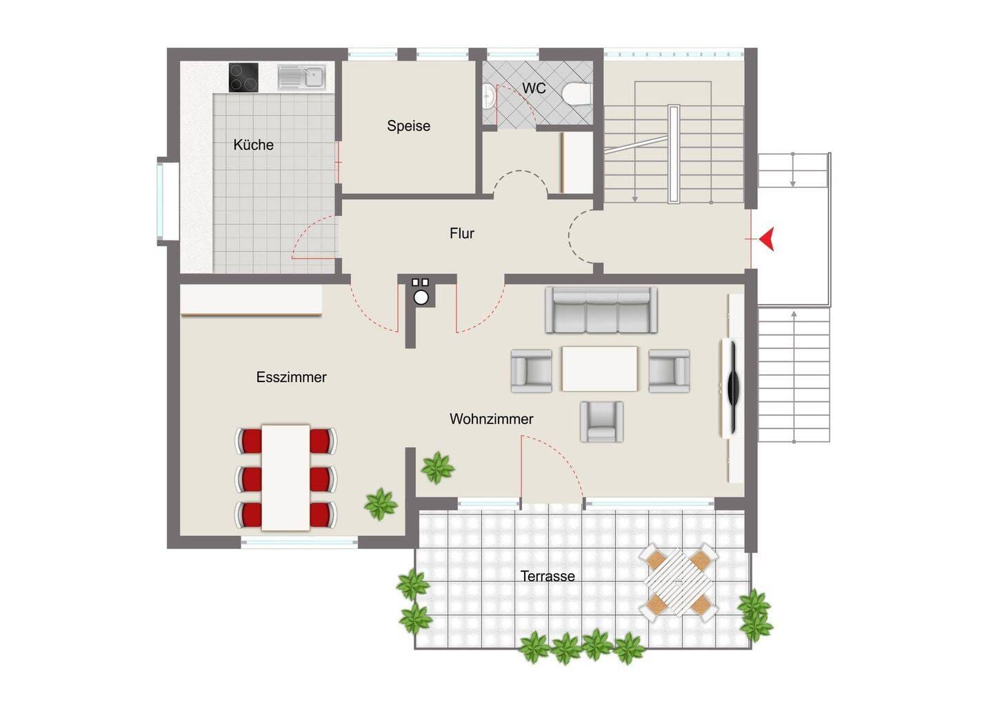 Immobilie in Dingolfing - Familienfreundliches Haus mit viel Platz und großem Grundstück.

 - Bild 2