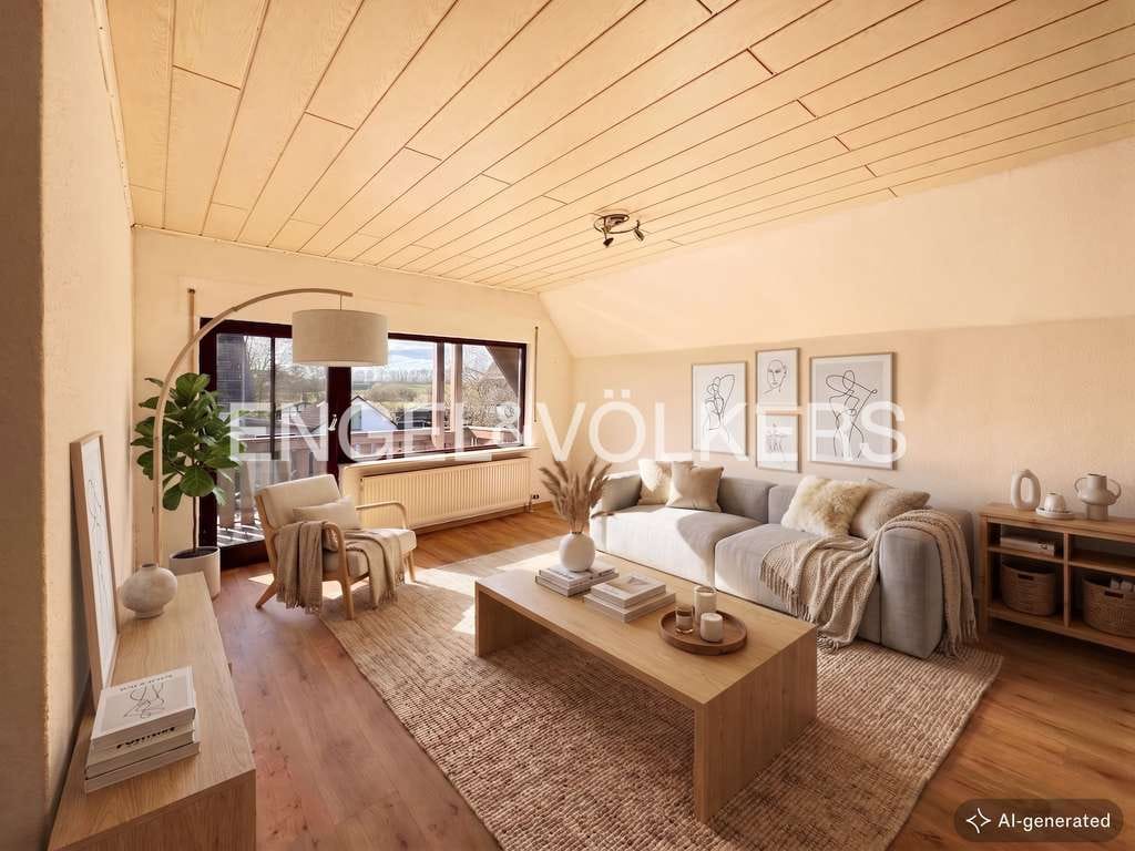 Immobilie in Münzenberg - Wohnen im Grünen:  4‑Zimmer‑Wohnung mit Balkon  + Gartenanteil  in Münzenberg-Trais - Bild 0