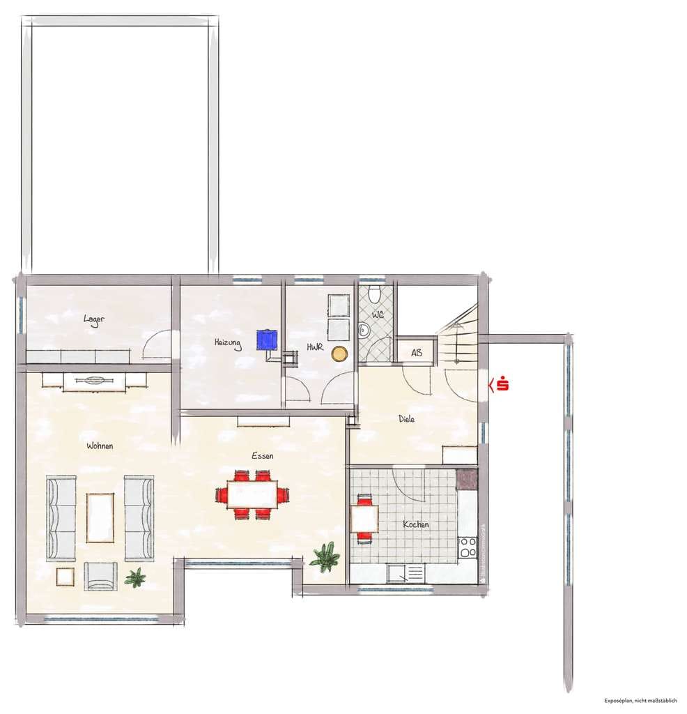 Immobilie in Aurachtal - Viel Platz und toller Blick inklusive!...Haus mit Einliegerwohnung in Falkendorf - Bild 1