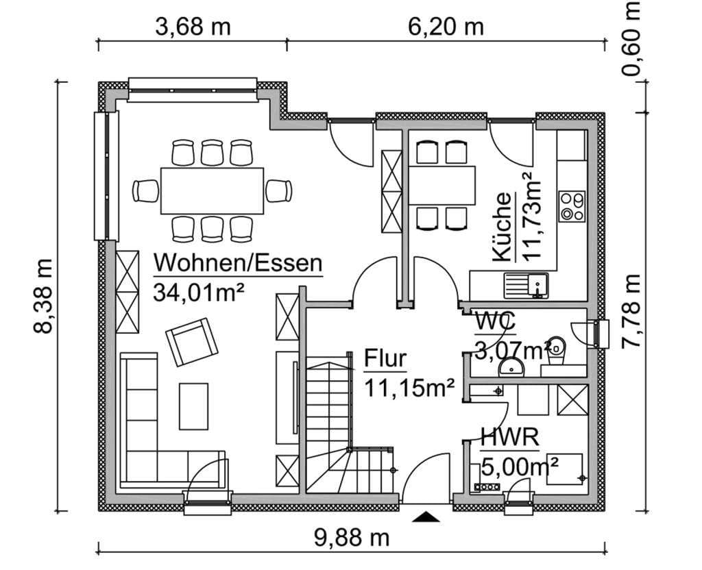 Immobilie in Tiddische - Ihr ScanHaus für mehr Sonnenschein SH124 mit Wintergarten - Bild 2