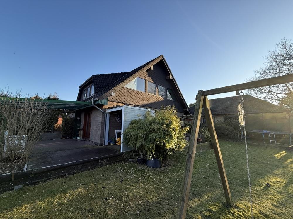 Immobilie in Dörverden - Dörverden - Hülsen: Solide gemauertes und familientaugliches Zuhause mit Wintergarten und Kaminofen - Bild 1