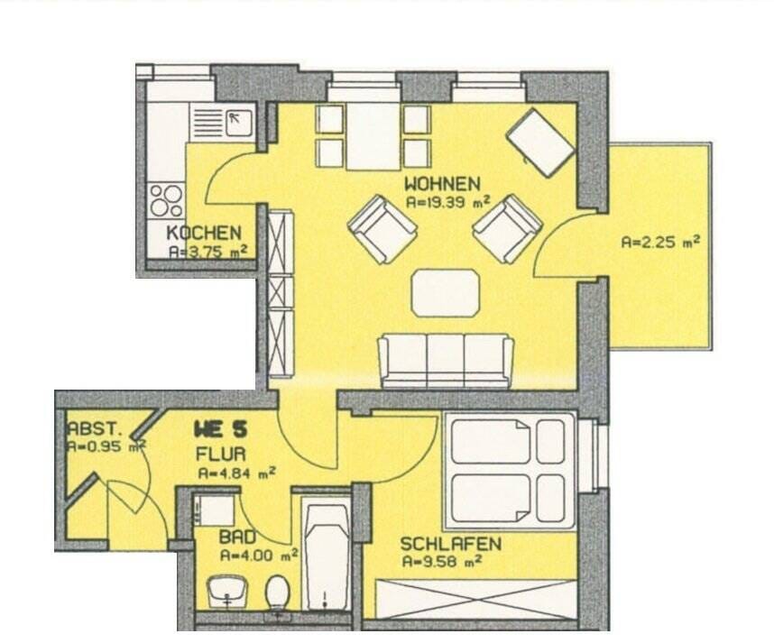 Immobilie in Hartmannsdorf bei Kirchberg - Ab 01.12.2025 frei! Schöne 2-Raum-Wohnung mit Balkon! Denkmalschutz! - Bild 1