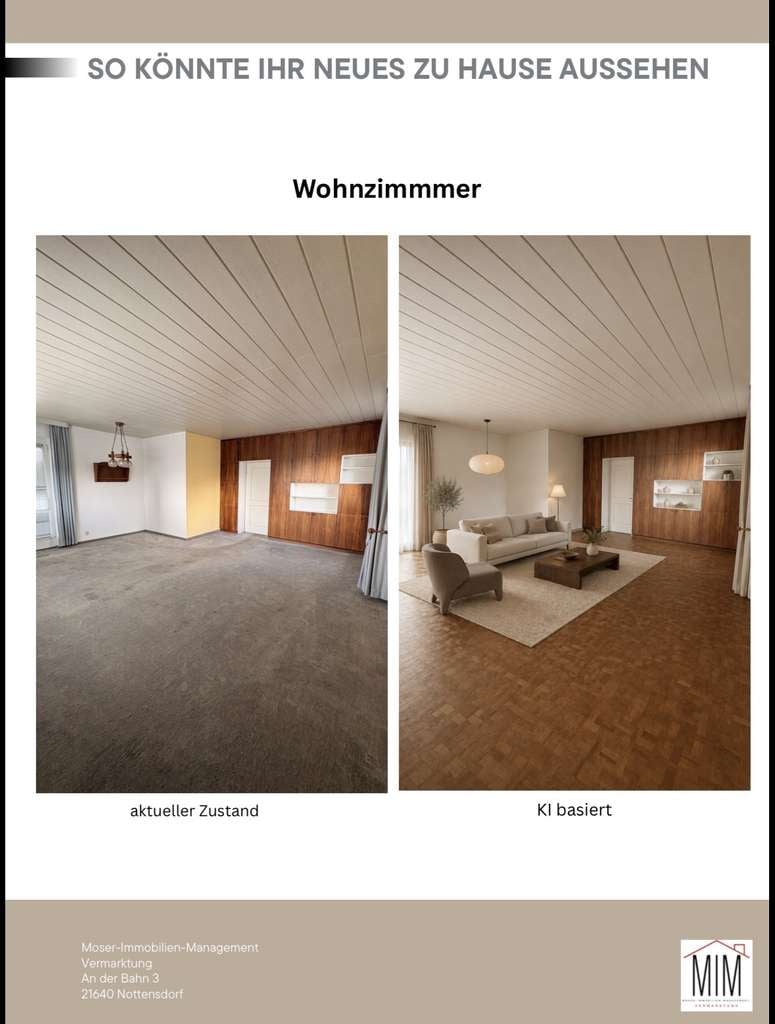 Immobilie in Buxtehude - Stilvolle Balkonwohnung mit Weitblick über Buxtehude - Bild 1