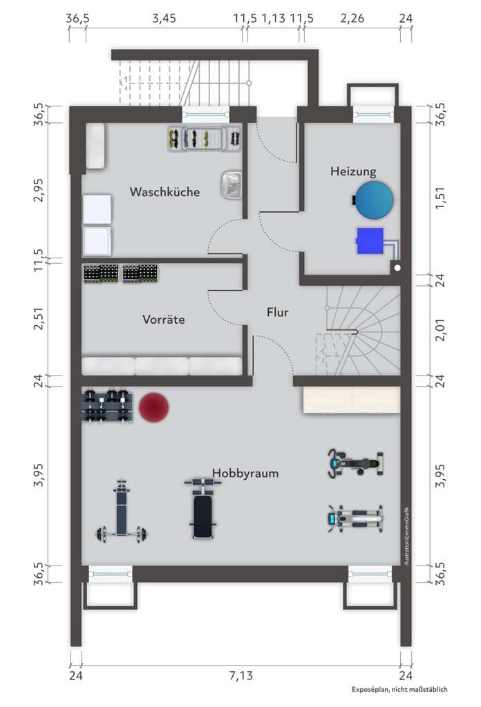 Immobilie in Barsbüttel - Erbbaurecht! Attraktives Mittelreihenhaus mit Vollkeller und Garage in Barsbüttel - Wentzel Dr. - Bild 3