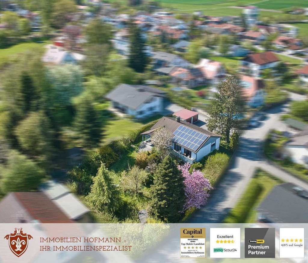 Immobilie in Altfraunhofen - !! Großzügiger Bungalow in eingewachsener Siedlungslage inkl. PV-Anlage !! - Bild 0