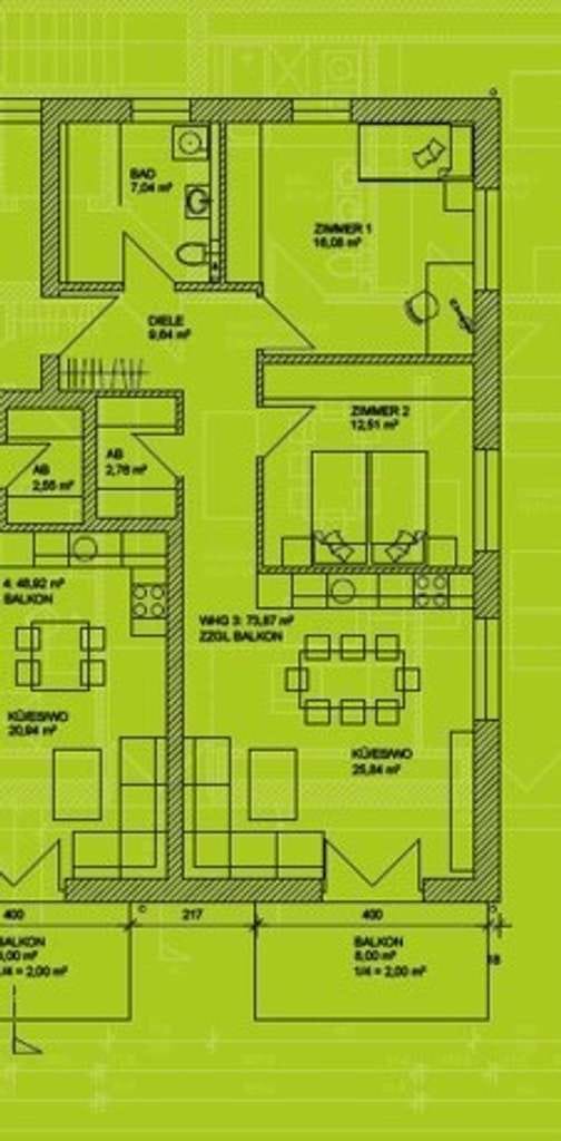 Immobilie in Baierbach - Modern gestaltete 3 -Zimmer-Neubauwohnung mit Balkon - Bild 3