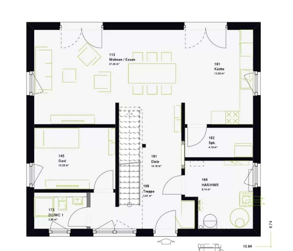 Immobilie in Straßlach-Dingharting - Einfamilienhaus mit tollem Südgarten - Bild 1