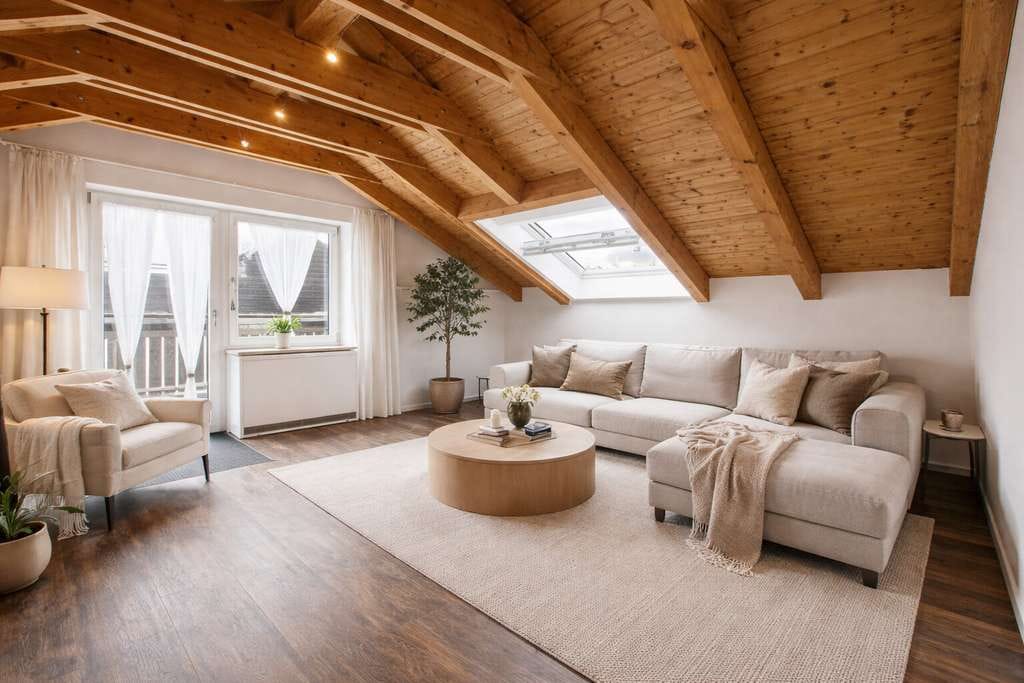 Immobilie in Durach - 2-Zi.-DG-Wohnung in Dreiparteienhaus mit Balkon & Garten - Bild 1