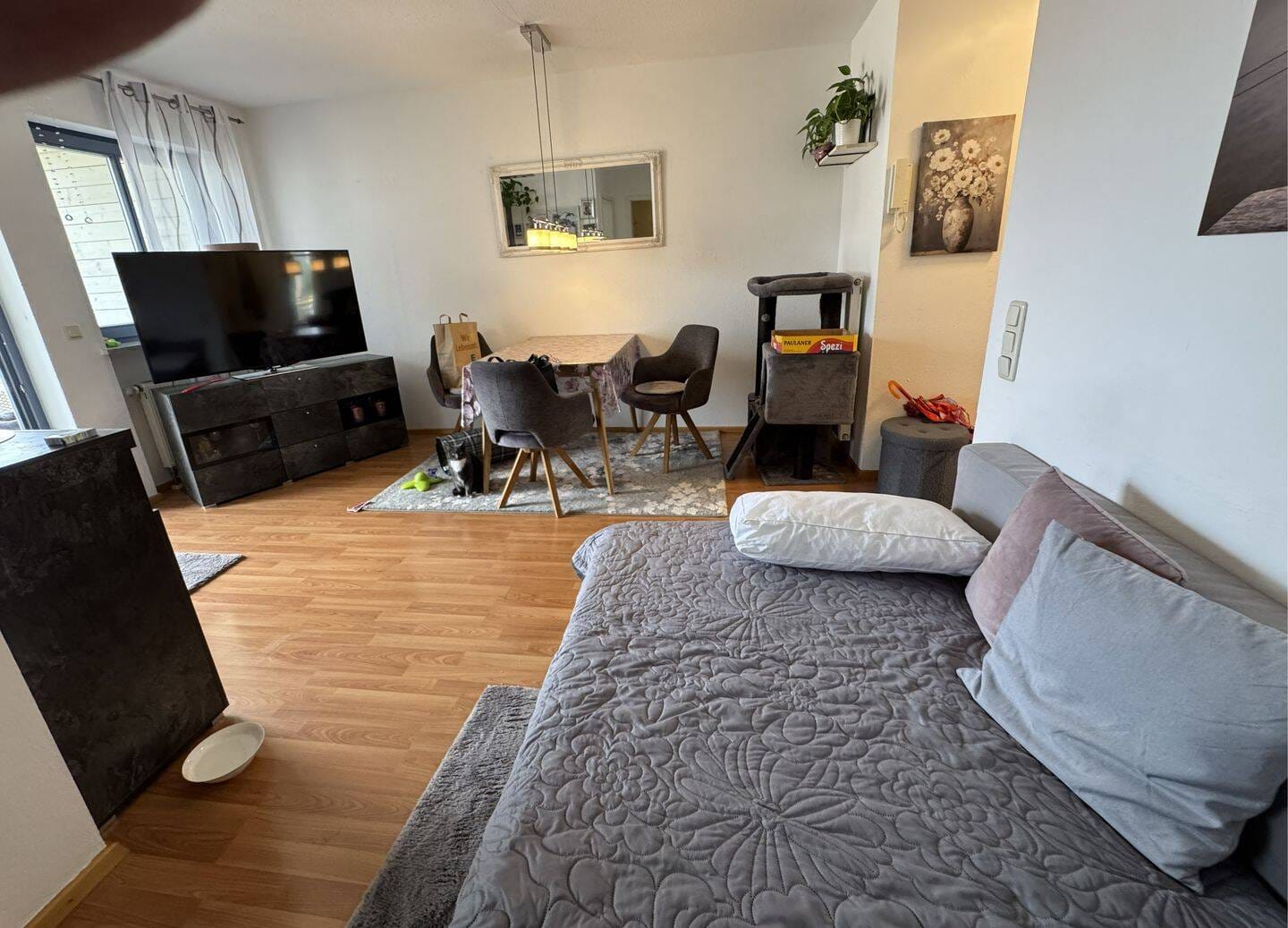 Immobilie in Essenbach - Ohu: ca 4 % Rendite oder Eigennutz: Kl.2-Zi-Whg. m. EBK/TG/ Loggia - Bild 3