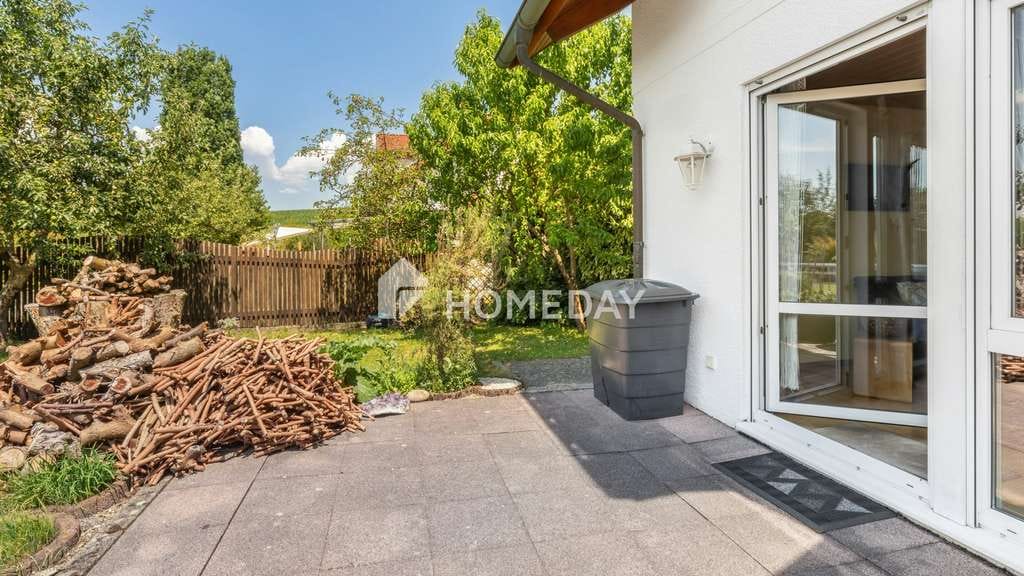 Immobilie in Volkertshausen - Sorgenfrei wohnen: DHH (Klasse A, PV & Wärmepumpe) mit traumhaftem Blick ins Grüne - Bild 3
