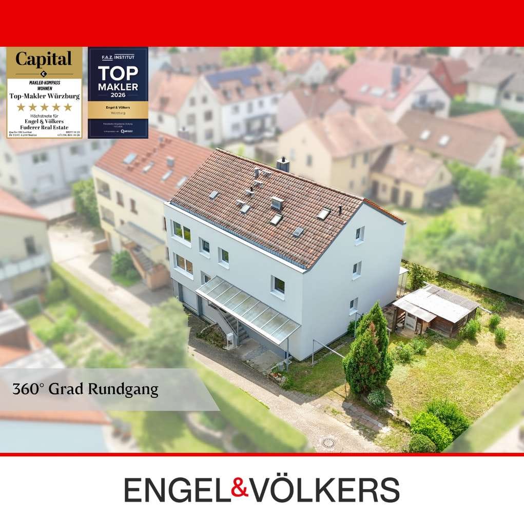 Immobilie in Gerbrunn - Attraktive Kapitalanlage: MFH mit zwei Vermietungen und einer freien Wohnung in Gerbrunn - Bild 0