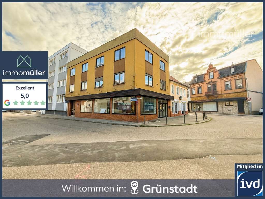 Immobilie in Grünstadt - Gewerbe & Wohnen clever kombiniert – Vielseitige Immobilie in erstklassiger Geschäftslage Grünstadt - Bild 0