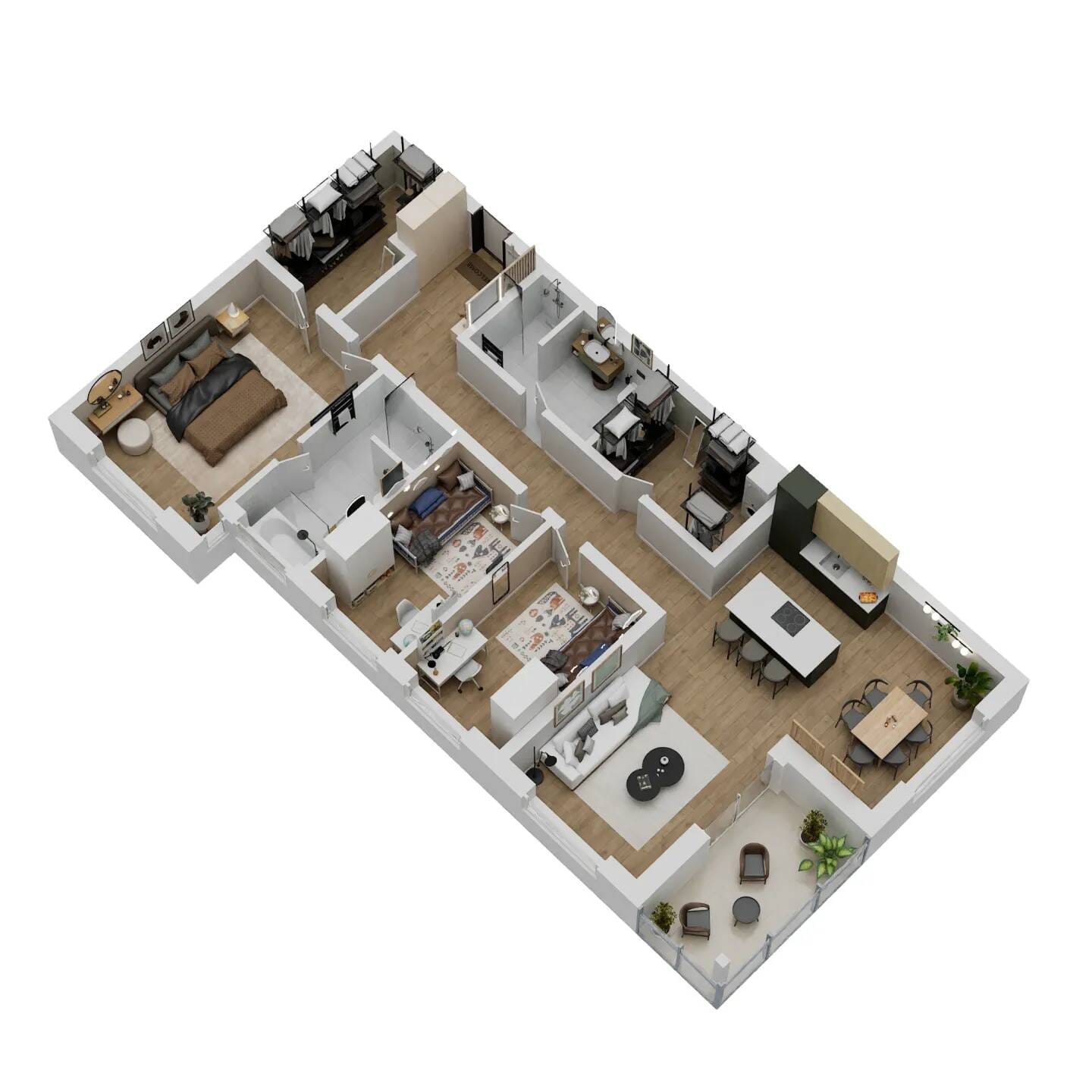 Immobilie in Hermersberg - Moderne Neubau-Wohnung mit geräumiger Terrasse in Hermersberg - Bild 2