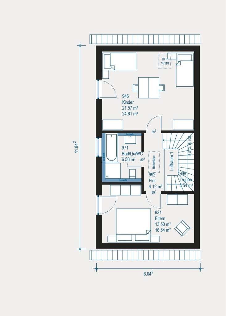 Immobilie in Ötigheim - Doppelhaus Double 1 - Individuell gestaltbar mit cleverem Raumkonzept und nachhaltiger Ausstattung - Bild 4