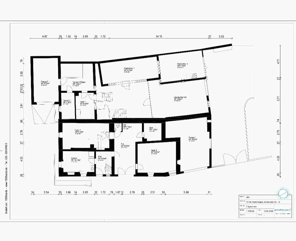 Immobilie in Remchingen - Zweifamilienhaus mit großem Grundstück, historischem Charme und Potenzial für Neues - Bild 0