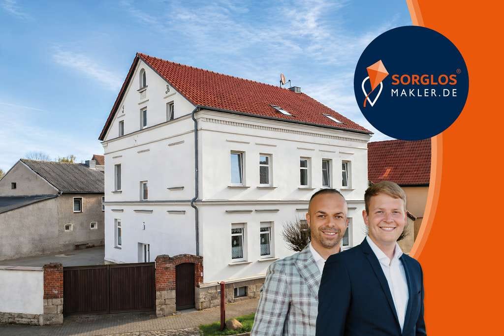 Immobilie in Hedersleben - Gepflegtes Mehrfamilienhaus mit drei Wohneinheiten und großzügigem Nebengebäude in Hedersleben - Bild 0
